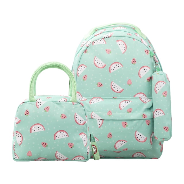 Set de Mochilas Escolar para Niña Mima2 Pitaya 3 piezas