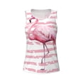 thumbnail image 4 of Easygdp Flamingo Women's Workout Tank Top, Running Top, Hiking Shirt, Quick-Dry for Running, Yoga, Hiking -, 4 of 9