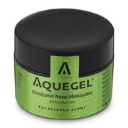 Aquegel Nasal Moisturizer+Eucalyptus(Breathe Easy), 12-Hour Nasal Dryness Relief, Water Based Nose Gel, Oxygen Therapy Nasal Moisturizer, Dry Nose, Nasal Dryness, Nosebleeds