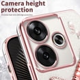 thumbnail image 5 of KADEM Case For Xiaomi Redmi 13 4G 5G Note 13R 5G Poco M6 4G M6 Plus 5G Dragonfly Kickstand TPU Flowe, 5 of 5