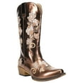 thumbnail image 2 of Roper Women's Riley Mid Calf Metallic Snip Toe Casual Boots, Low Heel 1-2", 2 of 5