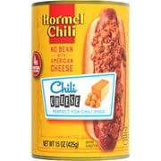 HORMELChili No Bean with American Cheese, No Artificial Ingredients, Steel Can 15 oz