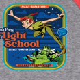 thumbnail image 3 of Disney - Peter Pan - Flight School - Fly Away to Adventure - Toddler And Youth Raglan Graphic T-Shirt, 3 of 6