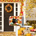 thumbnail image 5 of Welcome Fall Black Cat Mailbox Cover Magnetic Standard Size 21" x 18", Autumn Kitty Pumpkin Maple Leaves Decorative Post Letter Box Decor, Thanksgiving Farmhouse Garden Yard Outdoor Decoration, 5 of 6