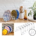 thumbnail image 2 of fsxdhpcsgfc Clear Acrylic Plate Rack For Display Placing Tableware Display Rack Small Rubber Mat for Stainless Steel Dish Strainers for Kitchen Stainless Steel Kitchen Rack Dish, 2 of 7
