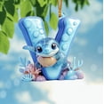 thumbnail image 2 of Sea Turtle Ornament Letter Turtle Shaped Cute Ornament Desk Shelf Gift, 2 of 2