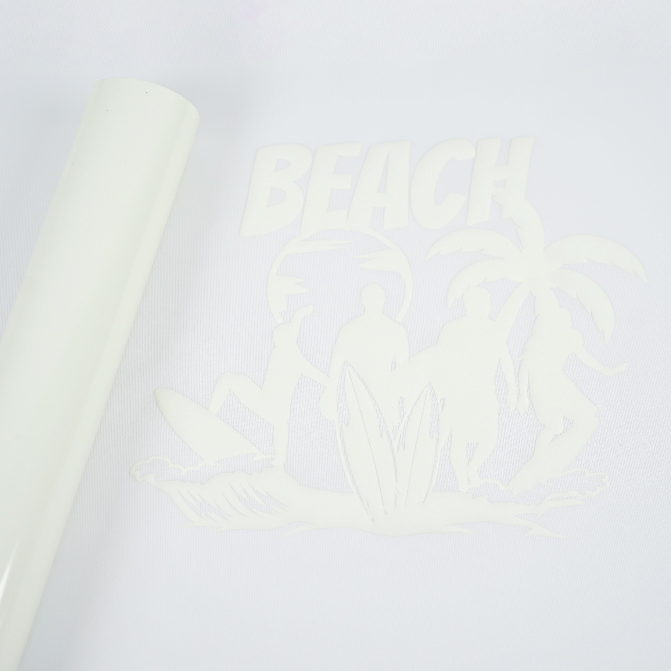 Make Market Glow-in-the-Dark Puff Heat Transfer Vinyl - 12" x 24" Sheets with Raised Finish for Iron-On Apparel & Accs, Compatible with Most Cutting Machines, Lead & Phthalate Free, 12 Pack