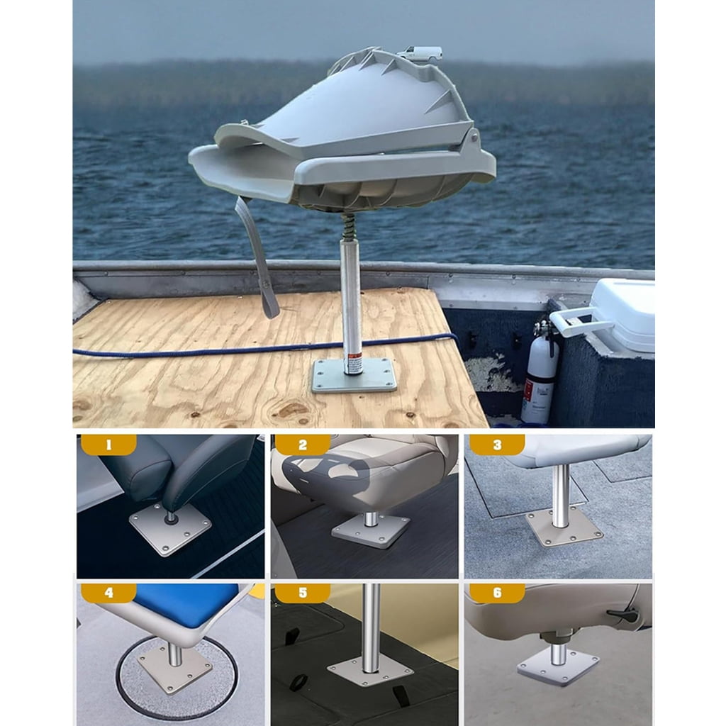 Corrosions Seating Pedestals Aluminum Alloy Suitable for Fishing and Watercrafts Canoes Outdoor and Marine Use