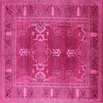thumbnail image 1 of Ahgly Company Indoor Square Oriental Pink Industrial Area Rugs, 8' Square, 1 of 4