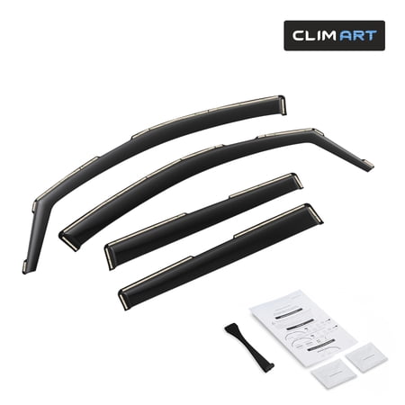 CLIM ART in-Channel Incredibly Durable Rain Guards for Subaru Outback 2020-2025, Original Window Deflectors, Vent Window Visors, Vent Deflector, 4 pcs. - 620513