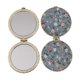 thumbnail image 5 of Espejo de maquillaje pequeño portátil plegable de doble cara con estampado de tela retro artístico de regalo de estilo, 5 of 5