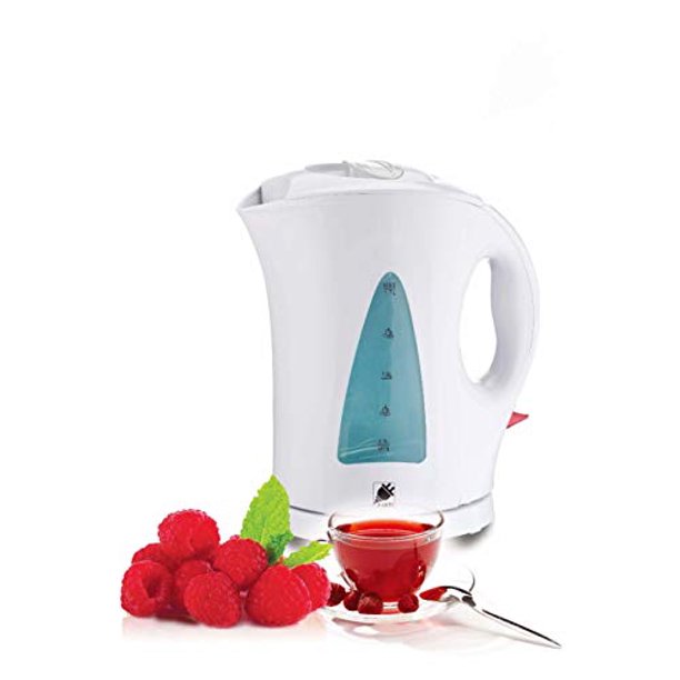 J Jati Home Electric Kettle Tea And Hot Water Heater Hot Coffee Cordless Serving Auto On Off Removable Filter Large Spout Water Level Scale 1 8qt White Walmart Com Walmart Com