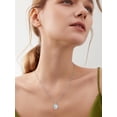 thumbnail image 2 of CACA LADY Mother Daughter Necklace 925 Sterling Silver Daughter Necklace from Mom Moonstone Jewelry for Women, 2 of 6