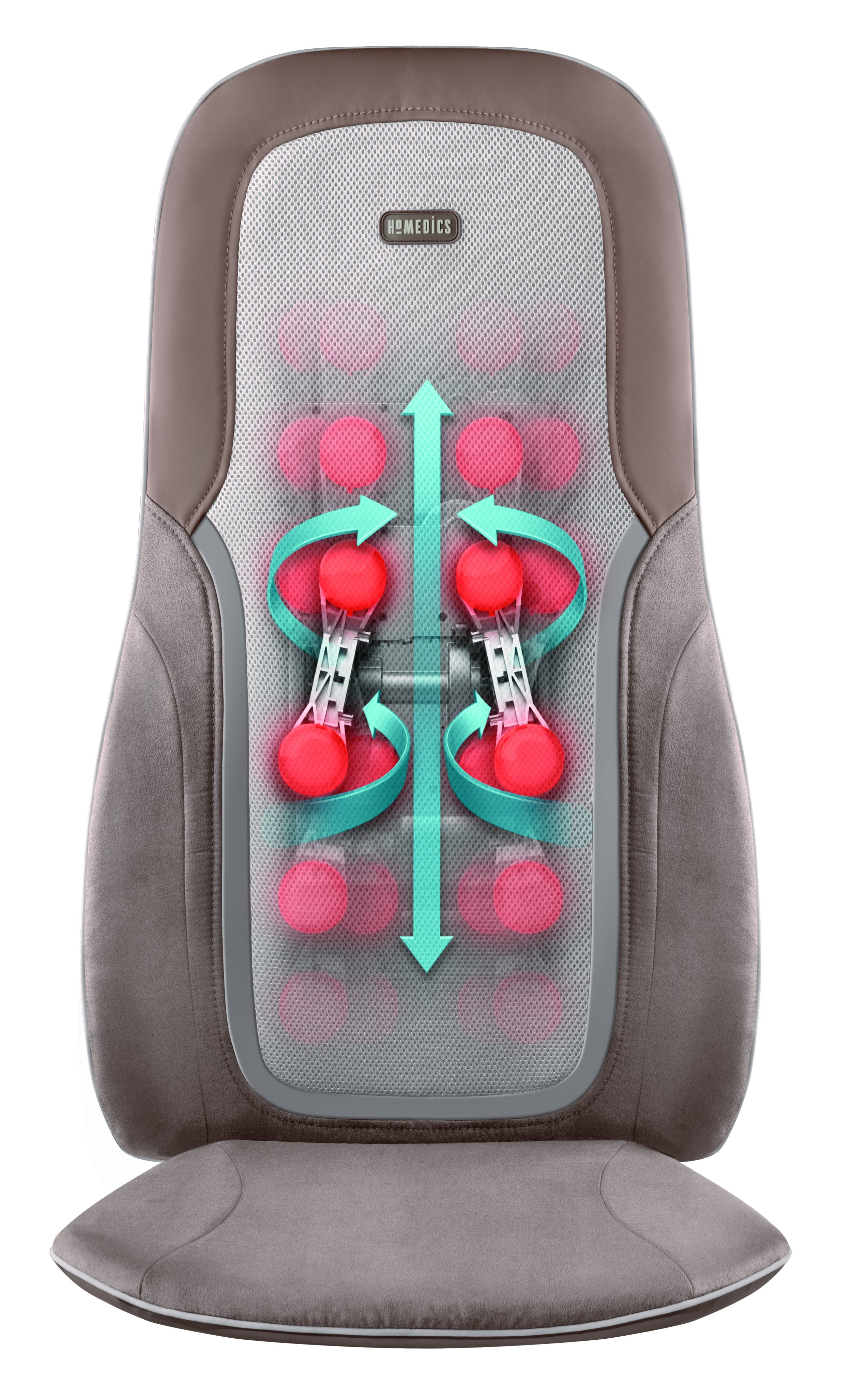 Homedics, Comfort Touch Shiatsu Massage Cushion With Heat, MCS-750H 