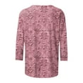thumbnail image 2 of Felirenzacia Women’s Light Gray Shirt, Long Sleeve, Round Neck Blouse with Purple and Gray Peony Floral Print, 2 of 5