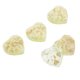 thumbnail image 5 of 5pcs Resina Brillo Amor Corazón Botones Flatback Artesanías Amarillo Sunnimix Cuentas de Botón de Lámina de Oro de Resina, 5 of 8