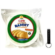 Bammy Jamaican Cassava Cakes by Carib (Tortillas de Yuca) Sealed with ODatzGood Bottle Opener (Pack of 1)