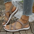 thumbnail image 2 of Dakaela Walking Hiking Sandals for Women Comfortable Summer Shoes with Arch Support Strappy Orthopedic Beach Sport Sandal Size 9, 2 of 9