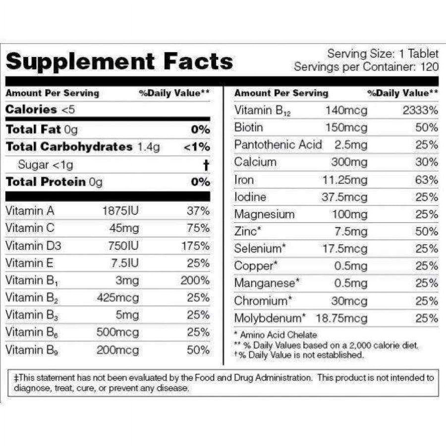 Bariatric Fusion Strawberry Complete Chewable Bariatric Multivitamin for Bariatric Surgery Patients Including Gastric Bypass and Sleeve Gastrectomy, 120 Tablets