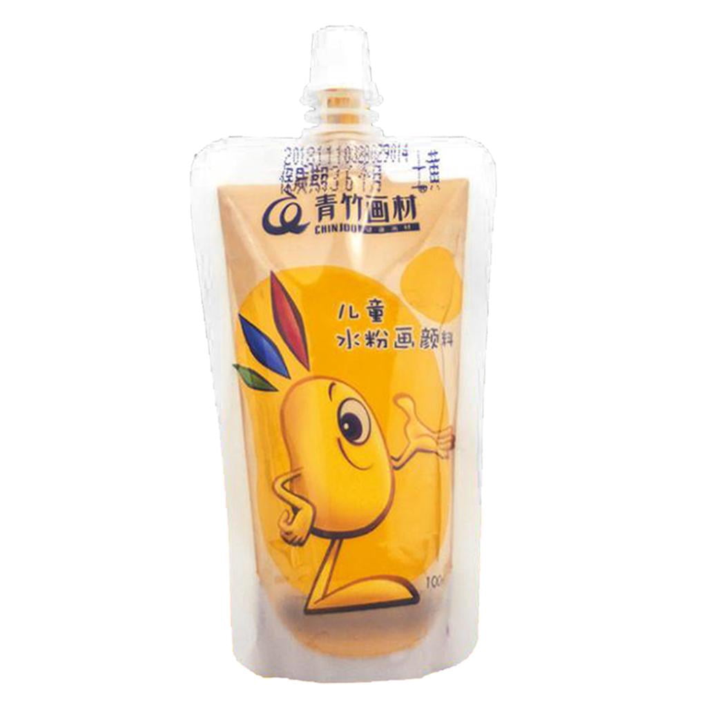 FVDPWYE Artist Kids Washable Gouache Paints Opaque Pigments for Watercolor Painting Wall Yellow