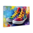 thumbnail image 2 of Stupell Industries Modern High Tops with Yellow Laces Canvas Art, 45 x 30, by Creative Studio, 2 of 8