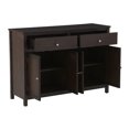 thumbnail image 2 of Topline Home Furnishings Dark Brown 8pc Dining Set, 2 of 5