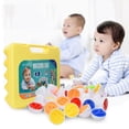 thumbnail image 3 of Rompecabezas 3D Montessori con forma de huevo para niños juguete educativo de 26/12/6 piezas con letras a juego para reconocer el Color, 3 of 5