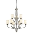 thumbnail image 1 of 30 x 36 in. Cardinal Brushed Nickel Chandelier, 1 of 1