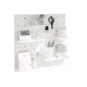 thumbnail image 1 of Organizadores De Pared Tablero De Agujero Estantes 4pcs Xtellar blanco, 1 of 4