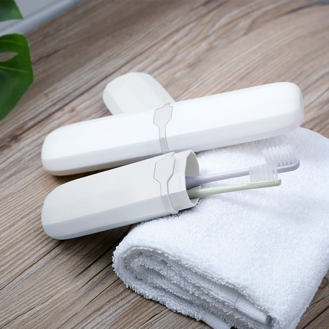 Women Fashion Home Portable Toothbrush Case Travel Toothbrush Case Cutlery Case Pencil Case Toothbrush Toothpaste Organizer Box