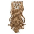 thumbnail image 3 of Vikudy Hair Extensions Clearance Real As Remy Fashion Hair Long Clip in Hair Extensions Full Head Curly Wig, 1X Wig, Human Hair Extensions on Sale, 3 of 3