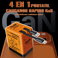 thumbnail image 2 of Cargador GaN 4 en 1 Naranja 120W con Cables Retráctiles, Ideal para Ver el Mundial, Portátil para iPhone Samsung, 2 of 7