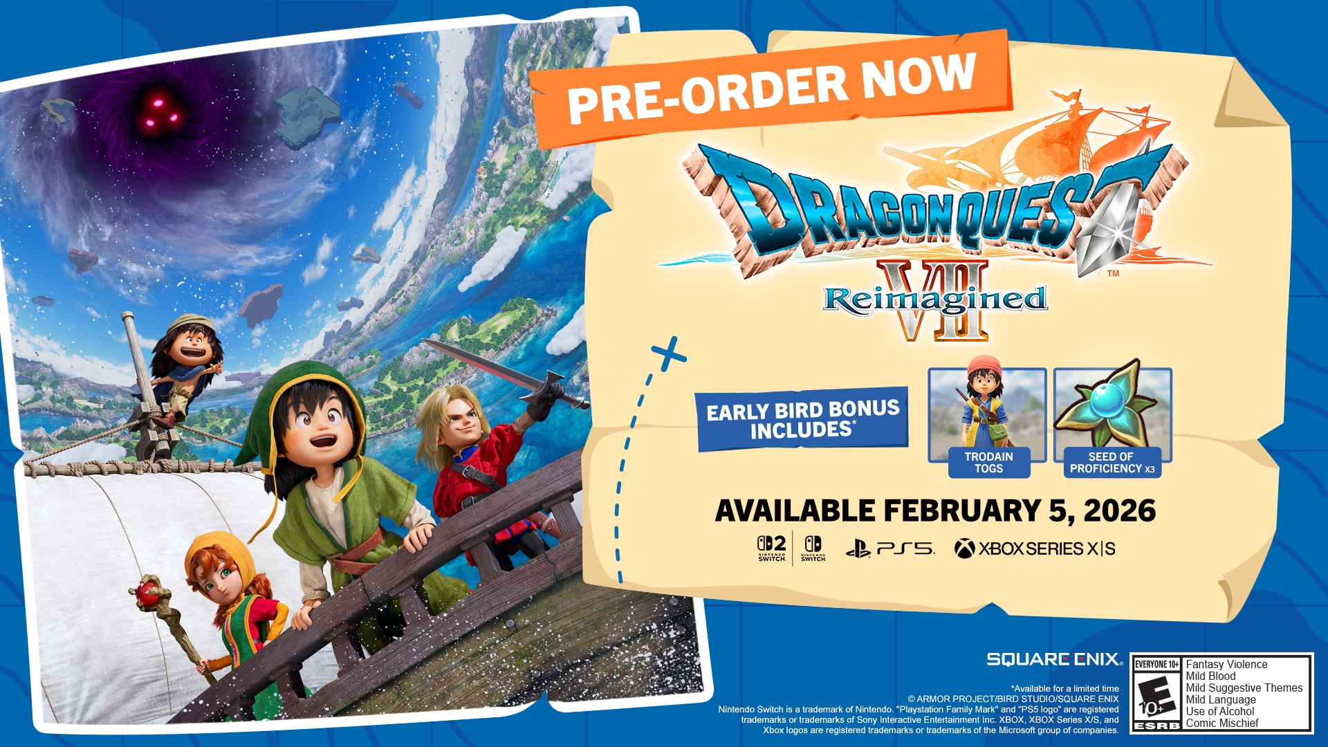 Dragon Quest VII Reimagined (NSW)