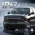 thumbnail image 5 of MOSTPLUS Smoke Headlights Bumper Lamps for 2003-06 Chevy Silverado Avalanche 1500 2500, 5 of 7