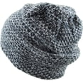 thumbnail image 3 of Navy Waffle Slouch Beanie Skull Cap Hat Winter Ski, 3 of 7