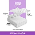 thumbnail image 4 of Juego de Sábanas Matrimonial roomi Algodón Premium Frescas y Suaves Patron Cuadros, 4 of 5