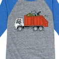 thumbnail image 3 of Instant Message - Garbage Truck Boys - Toddler & Youth Raglan Graphic T-Shirt, 3 of 5