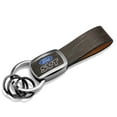 thumbnail image 2 of iPick Image for Ford SVT Black Nickel with Brown Leather Stripe Key Chain, Official Licensed, 2 of 5