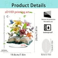 thumbnail image 3 of Hometravel Acrylic Book Flower Ornament, Floral Design with Book Shape Decor, Decorative Acrylic Art Piece for Bookshelf and Home Decor Arrangements, 3 of 4