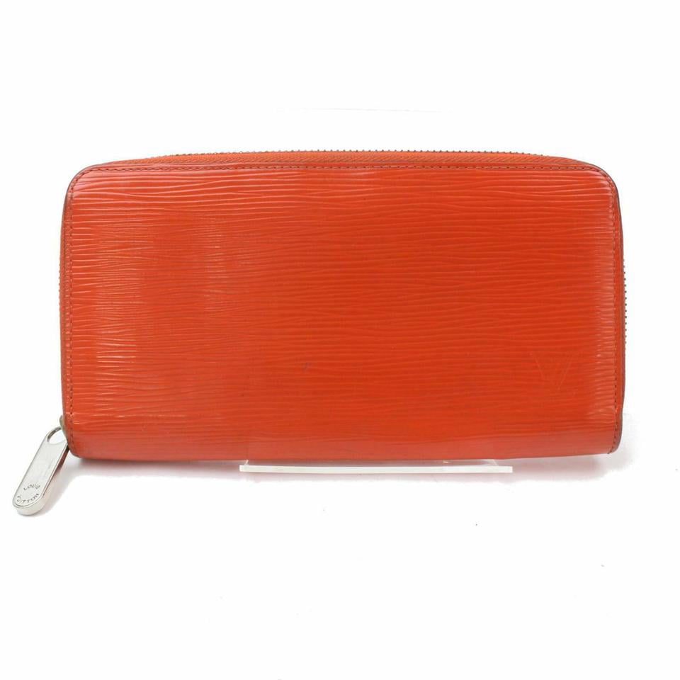Louis Vuitton - Louis Vuitton Orange Epi Leather Zippy Wallet Long Zip Around 871373 - Walmart ...
