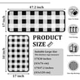 thumbnail image 2 of Buffalo Plaid Kitchen Rugs and Mats Non-Slip, Washable, Absorbent Stain Resistant,Durable and Easy to Clean,Anti Fatigue for Kitchen, Sink, Office, Laundry, 17"x47"+17"x30", 2 of 6