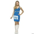 thumbnail image 3 of Blue M&M's Tank Dress Teen Halloween Costume, One Size, (13-16), 3 of 3