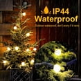 thumbnail image 1 of Solar Fairy Lights Outdoor Solar Bulbs String Lights 8 Modes IP44 Waterproof Solar Powered Fairy Lights For Party Garden Yard Balcony, 1 of 8