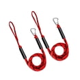 thumbnail image 1 of Almencla 2Pcs Bateau Bungee Dock Ligne Corde d'Amarrage Robuste Accessoires Nylon Portable Rouge Marin, 1 of 8