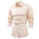 thumbnail image 1 of pstuiky Camisas casuales de manga larga para hombre, Camisa formal con estampado de color para hombre y blusa de manga larga con cuello vuelto salir tops xxxl, 1 of 2