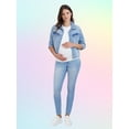 thumbnail image 5 of Savi Parker Women’s Maternity Jeans Over The Belly - Pregnancy Must Haves Fall and Winter Maternity Clothes (L, Savannah Wash), 5 of 7