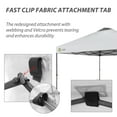 thumbnail image 5 of CROWN SHADES 10x10 Pop Up Canopy Patented Center Lock One Push Instant Outdoor Canopy Tent White, 5 of 8