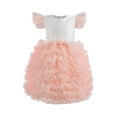 thumbnail image 2 of Cowsor Toddler Baby Girl Butterfly Tutu Dress Bowknot Princess Flower Girl Wedding Pageant Birthday Party Dresses, 2 of 7
