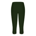 thumbnail image 4 of XIYON Womens Leggings Women Beach Pants Casual Exercise Stretch Hollow Cropped Calf Length Pants Soft Yoga Pants, 4 of 5