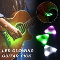 thumbnail image 4 of LED Glowing Guitar Pick Luminous Electric Guitar Ukulele Bass Plectrum~ γг O1T1, 4 of 8